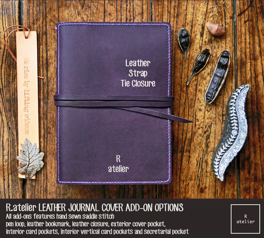R.atelier Hobonichi A5 Leather Folio | Navy Blue