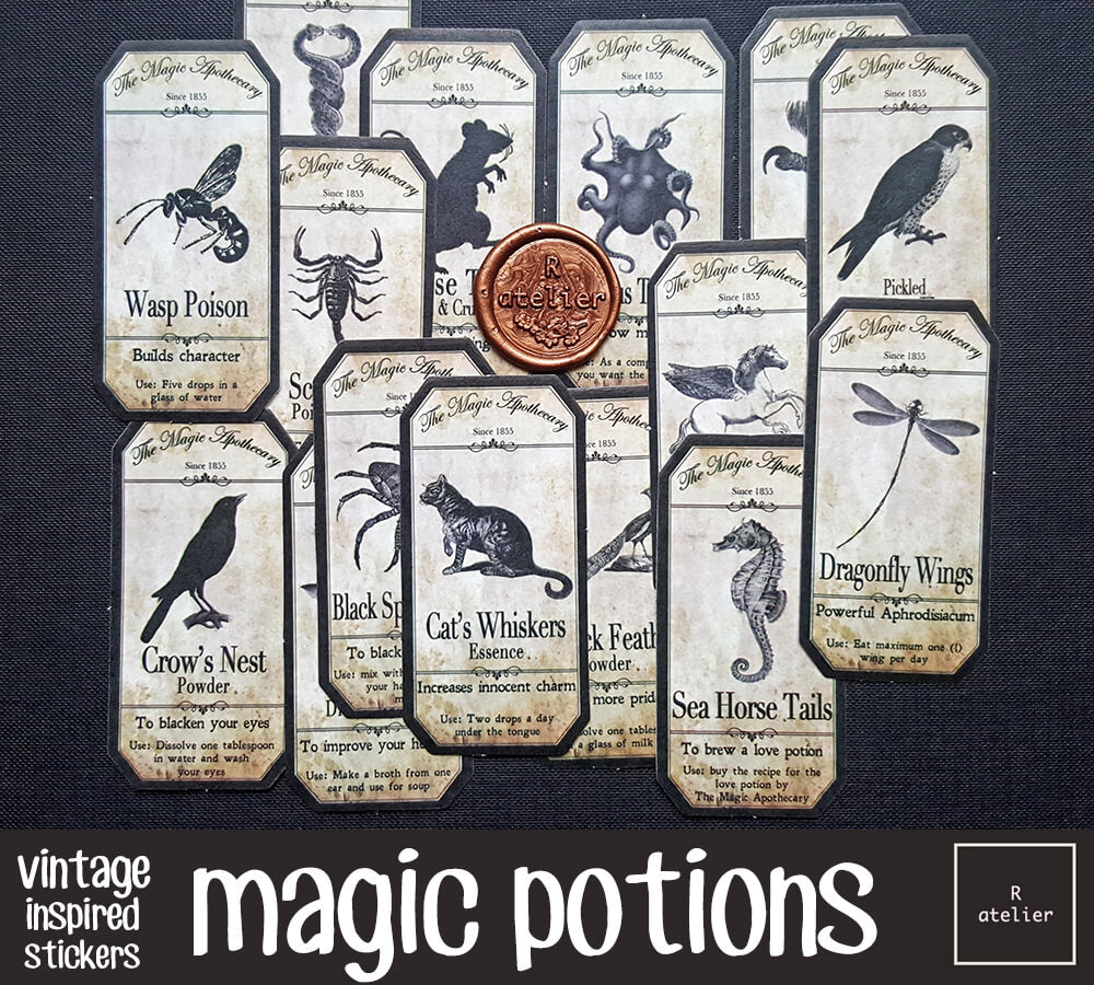 Magic Potion Label Stickers