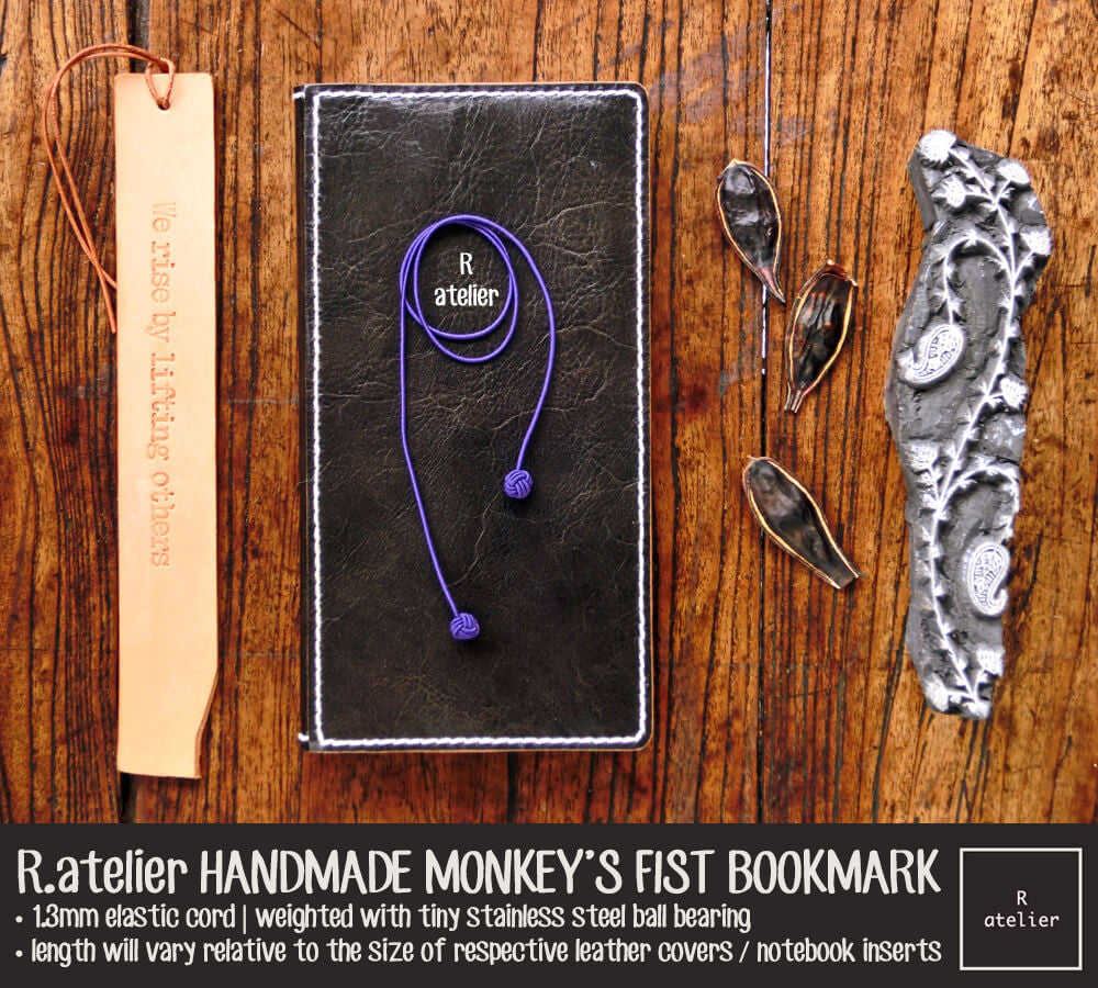R.atelier Monkey's Fist Knot Bookmark Charm | Purple Color