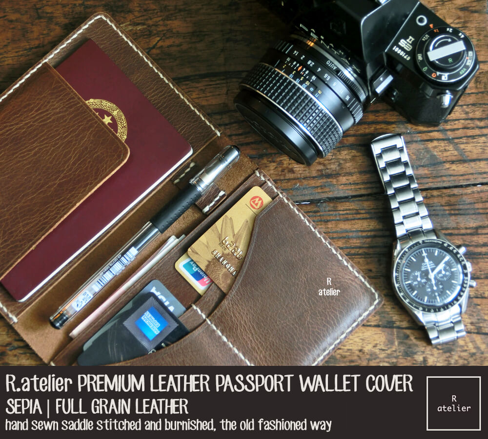 Premium Leather Passport Wallet