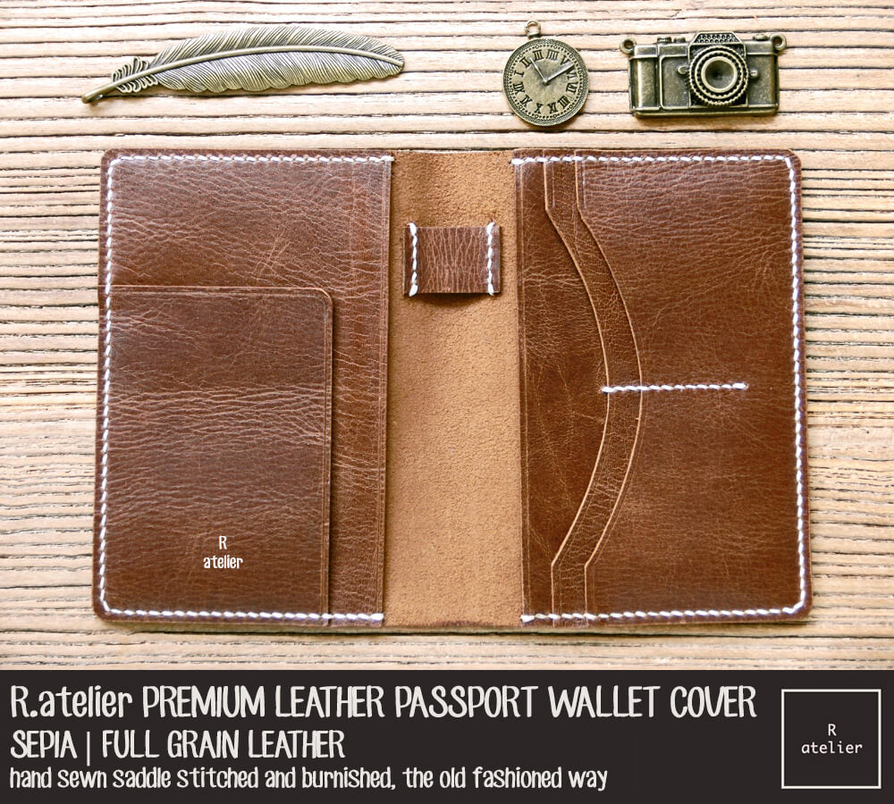 Premium Leather Passport Wallet