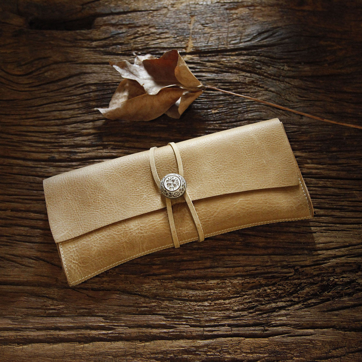 Handmade Leather Clutch Wallet