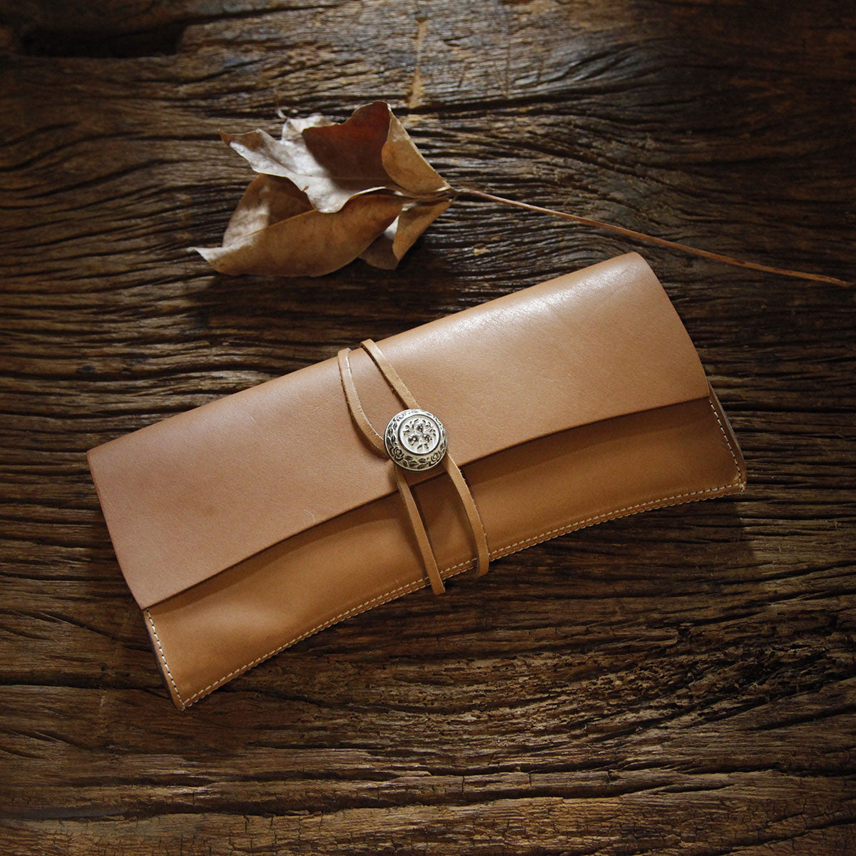 Handmade Leather Clutch Wallet