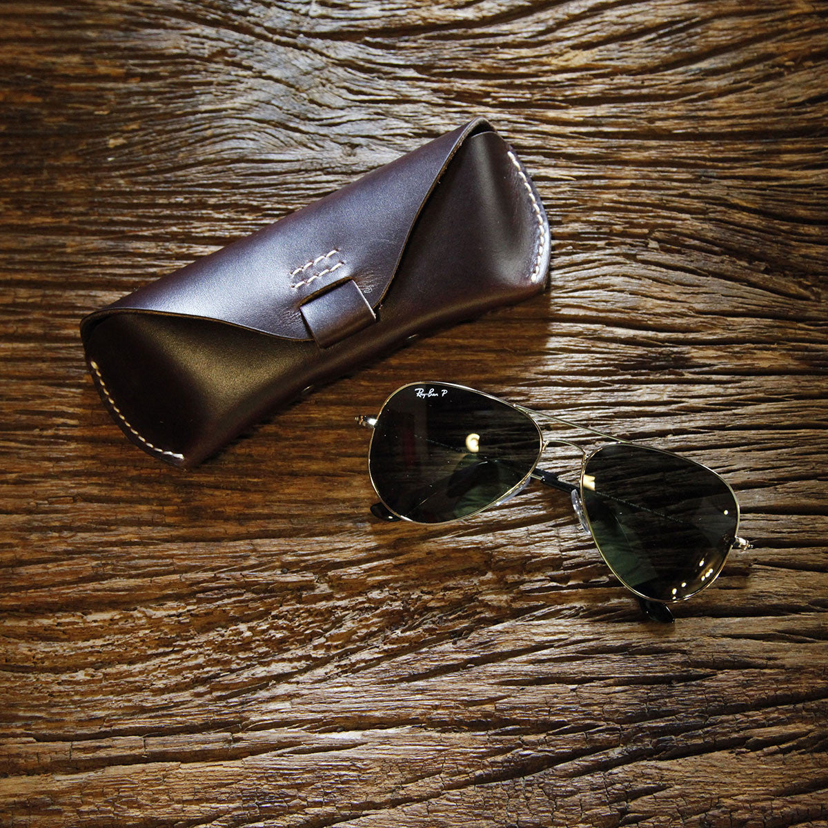 Handmade Leather Glasses / Sunglasses Case
