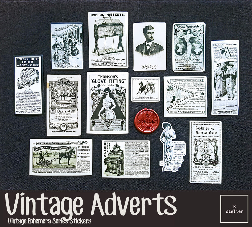 Vintage Adverts | Stickers