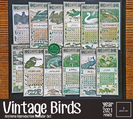 Vintage Calendar 2021 Set