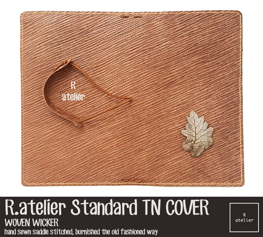R.atelier Standard TN Leather Cover | Woven Wicker