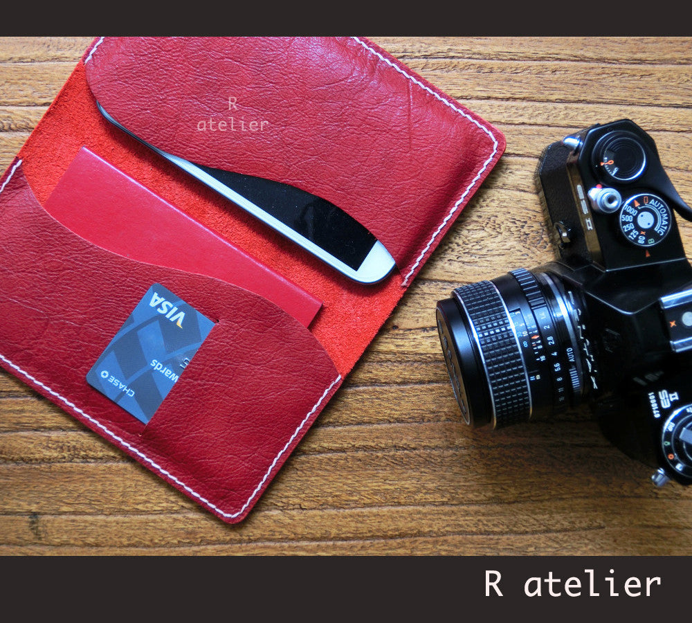 Handmade Leather Passport Wallet | Passport Cover | Travel Organizer Wallet