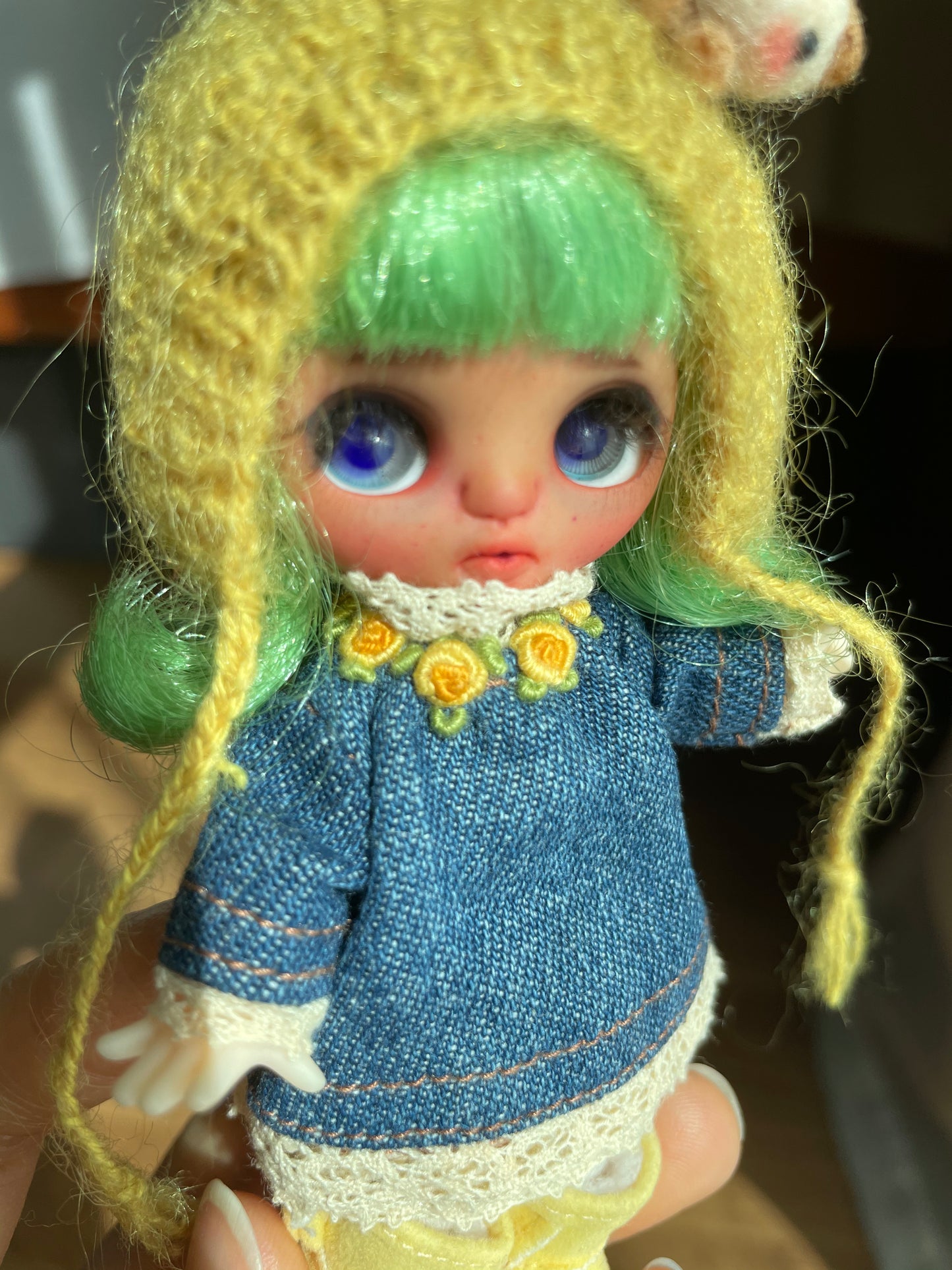 Sarsarblanki Custom Petite Blythe Doll Mintoe - OOAK handmade custom ブライス PBL プチブライス