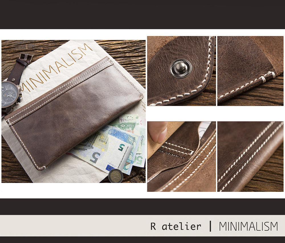 Handmade Leather Clutch | Envelope Clutch Wallet