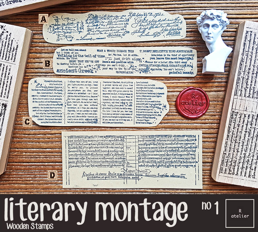 literary montage (1) | Stamps