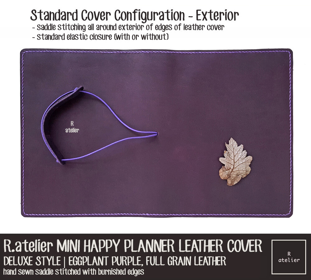 R.atelier Mini Happy Planner Leather Cover