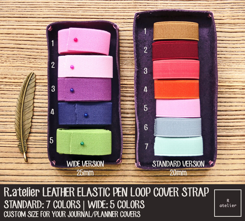 Leather Elastic Pen Loop Cover Strap