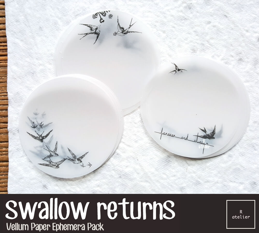 Swallow Returns | Vellum Note Paper