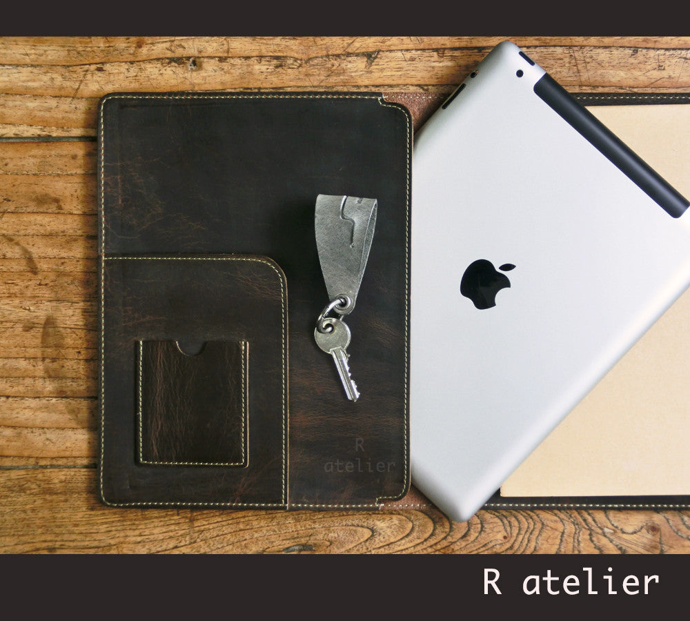 iPad Mini Leather Portfolio Case | A5 Notepad Portfolio