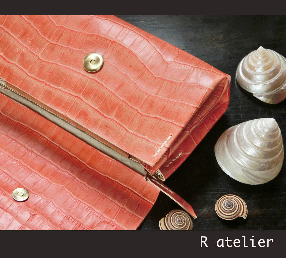 Handmade Leather Clutch Bag
