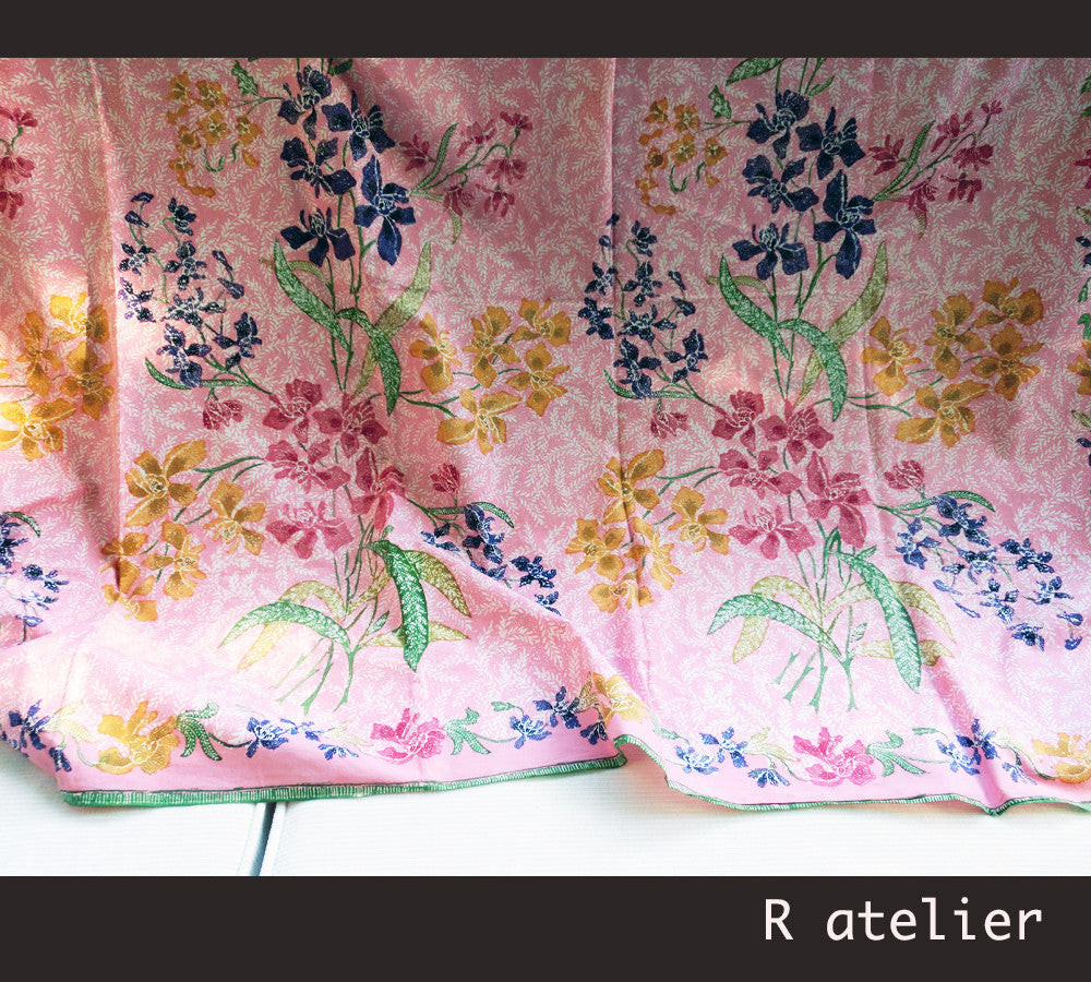 Handmade Indonesian Batik Fabric | Traditional Floral Design