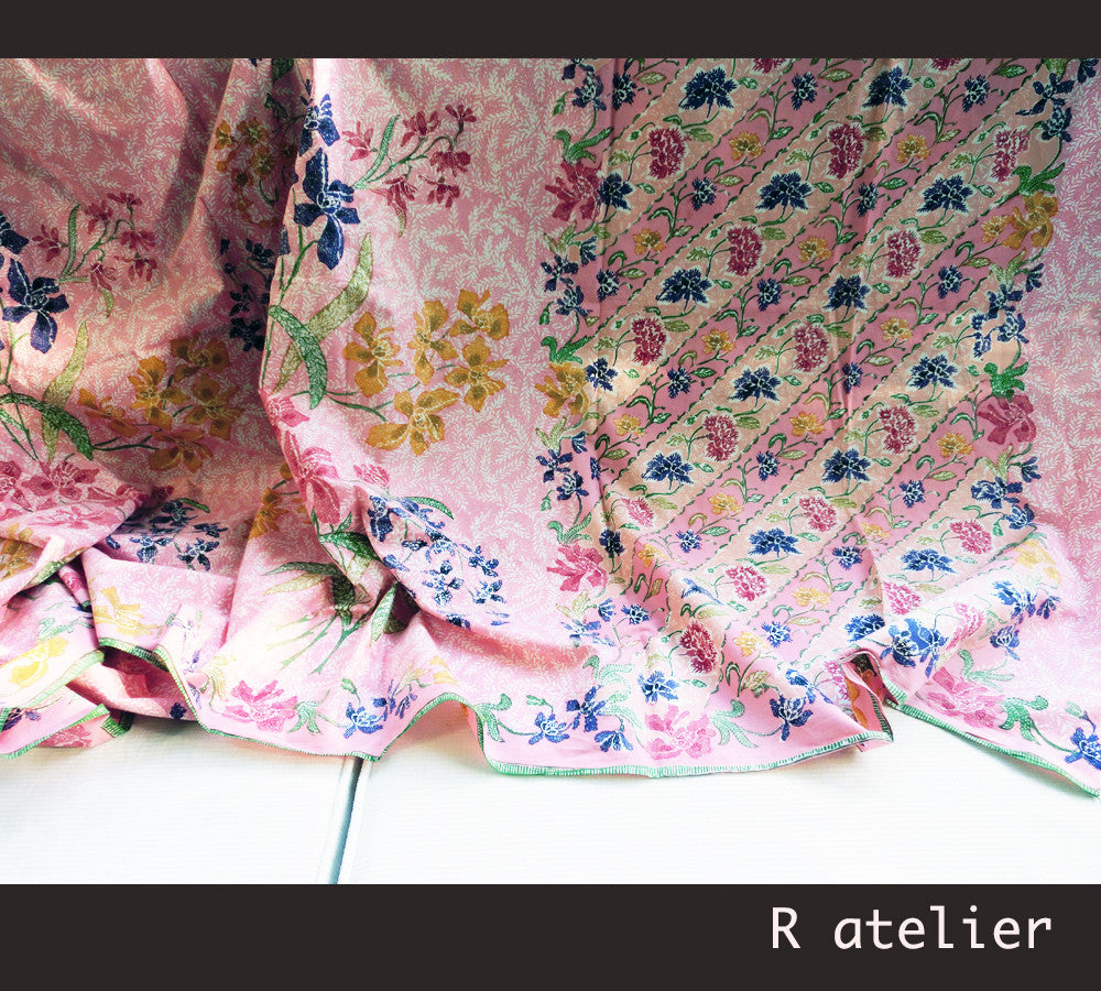 Handmade Indonesian Batik Fabric | Traditional Floral Design