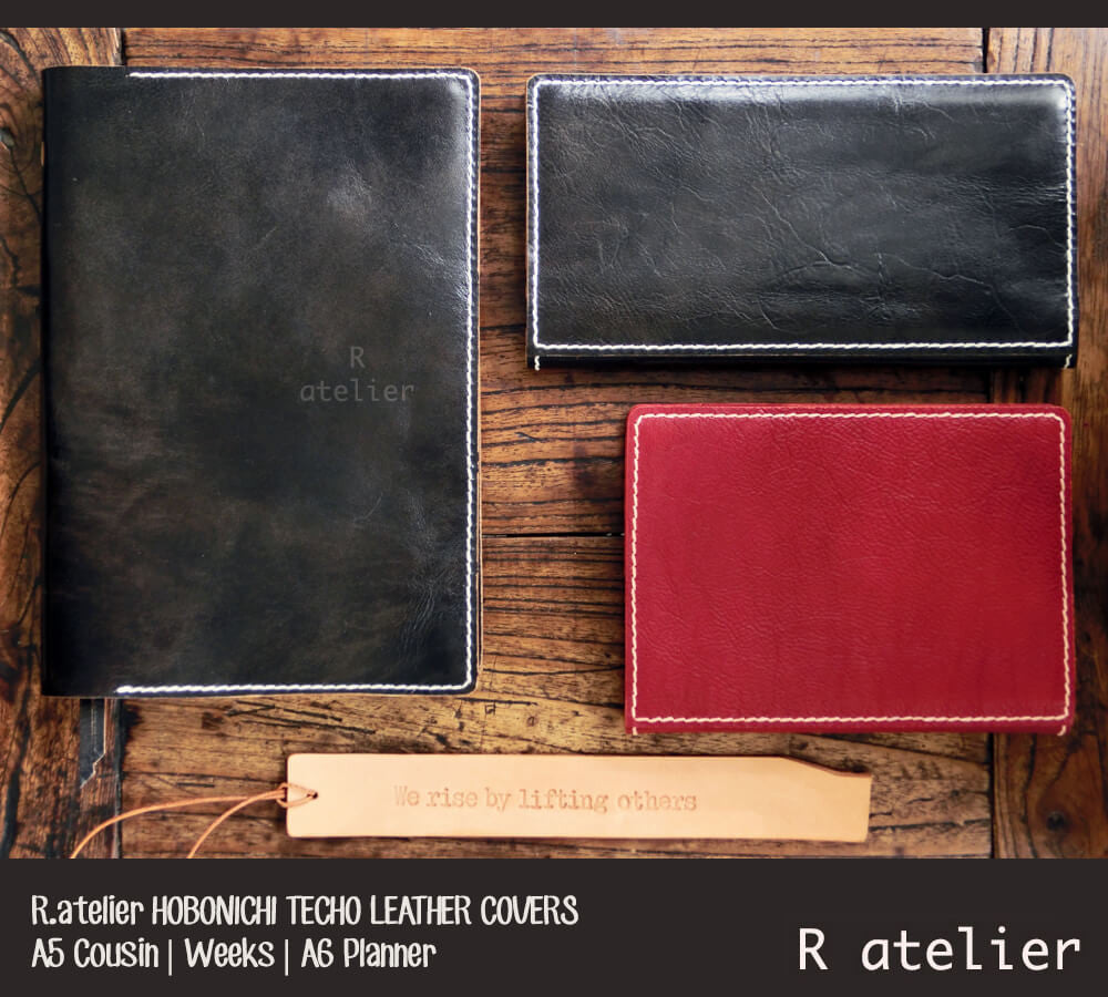 ✭ R.atelier Hobonichi Techo Leather Covers ✭