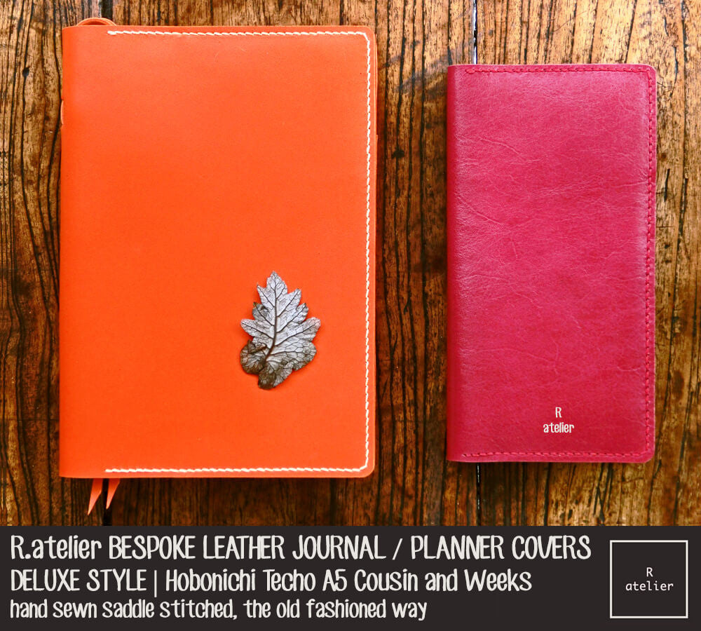 R.atelier BESPOKE HANDMADE LEATHER JOURNAL / PLANNER COVERS