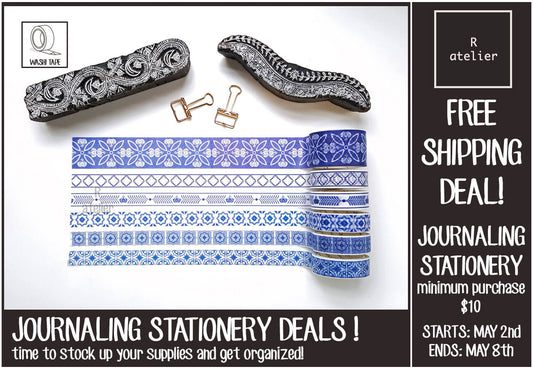 R.atelier Journaling Stationery Free Shipping Deal!