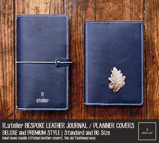 R.atelier BESPOKE HANDMADE LEATHER JOURNAL / PLANNER COVERS