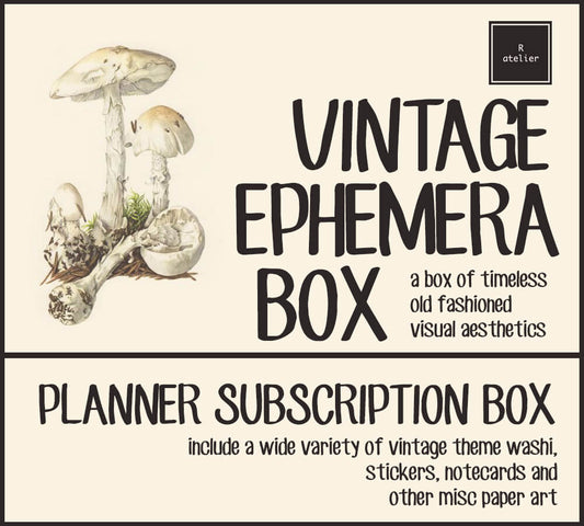 R.atelier Vintage Ephemera Subscription Box