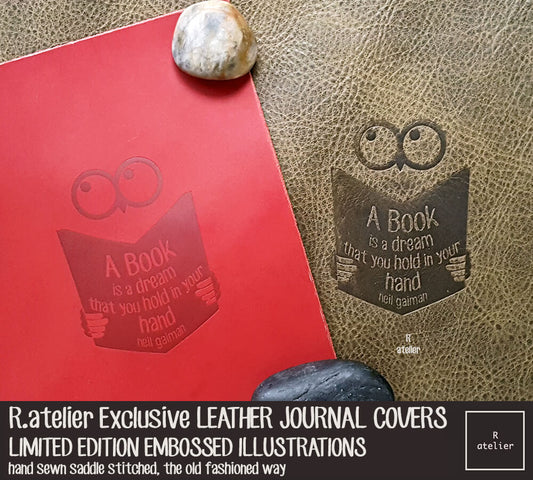 Coming Soon! R.atelier Embossed Illustrations Leather Journal Covers