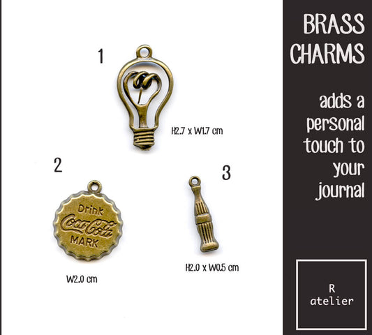 NEW JOURNALING BRASS CHARMS!