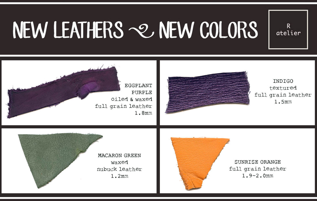 R.atelier NEW LEATHERS + NEW COLORS!