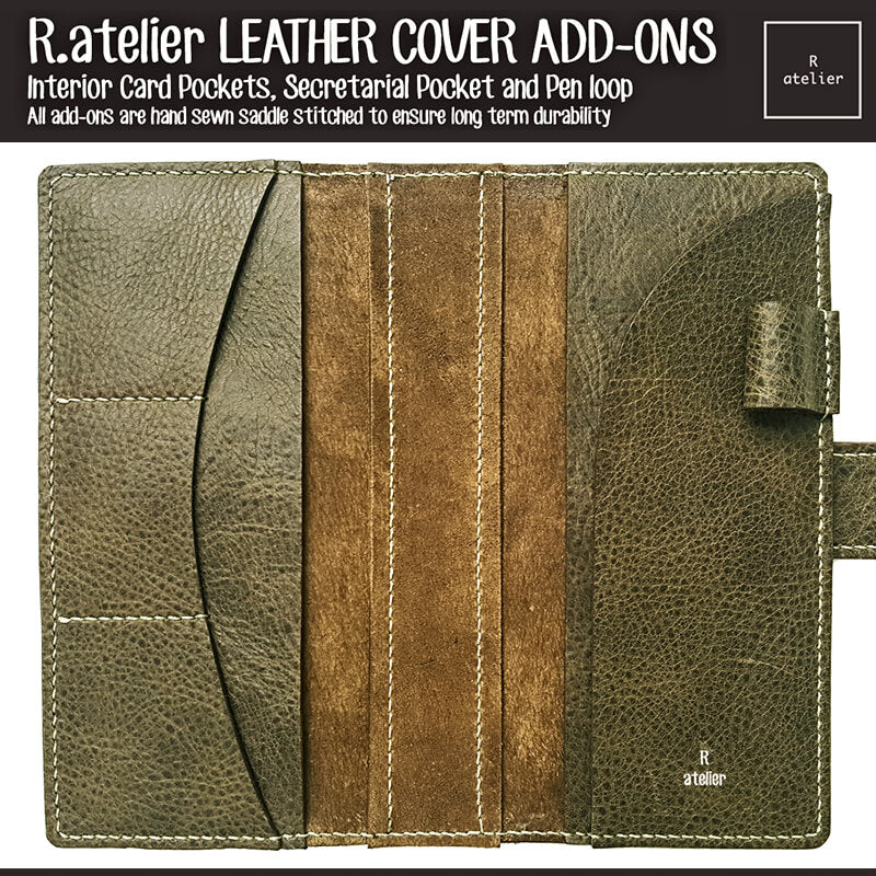 R.atelier Hobonichi A5 Leather Notebook Folio Cover