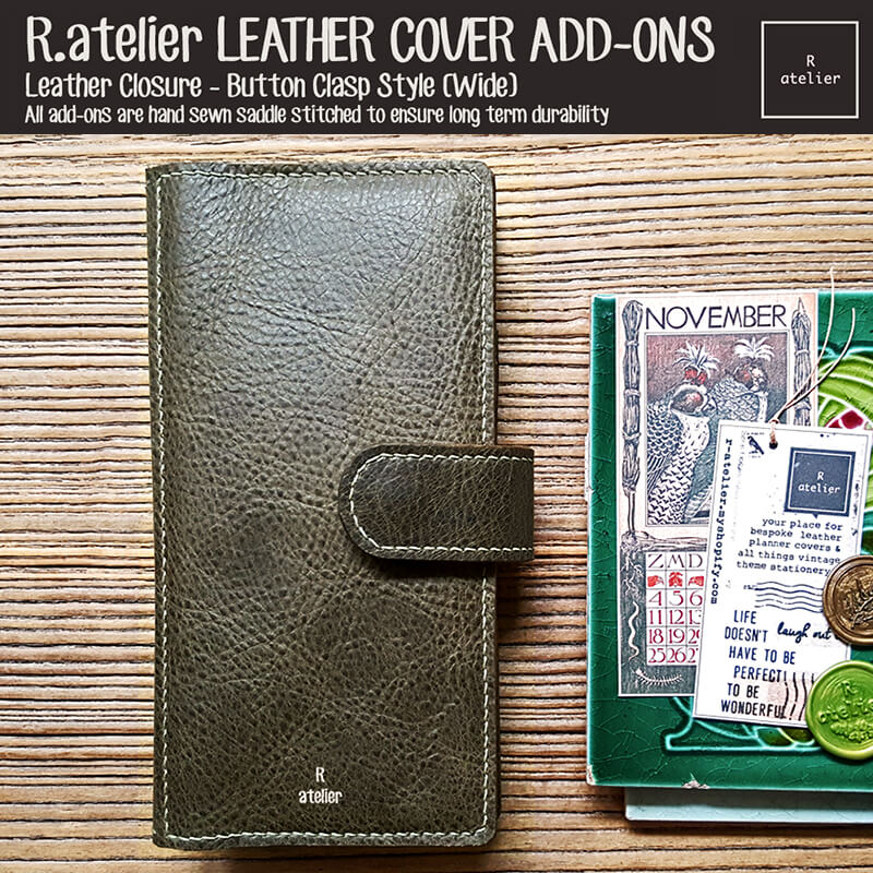 R.atelier Hobonichi Weeks Mega Leather Notebook Folio Cover