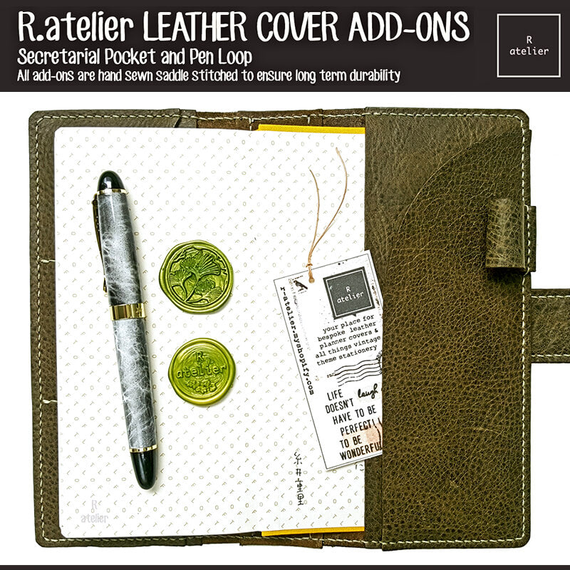 R.atelier Hobonichi A6 Leather Notebook Folio Cover