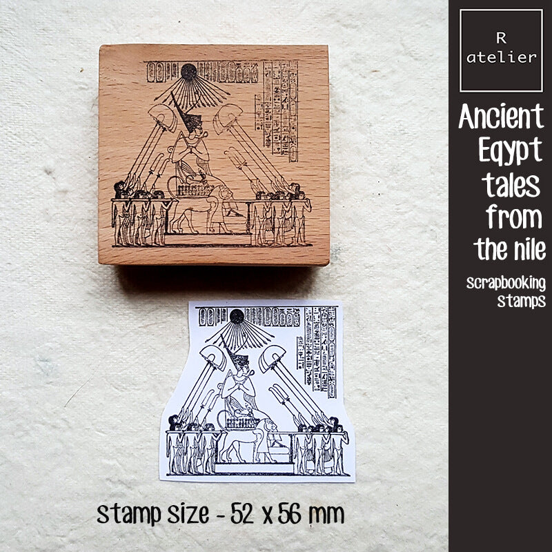 Ancient Egypt Archaeology Scrapbooking Wooden Stamps