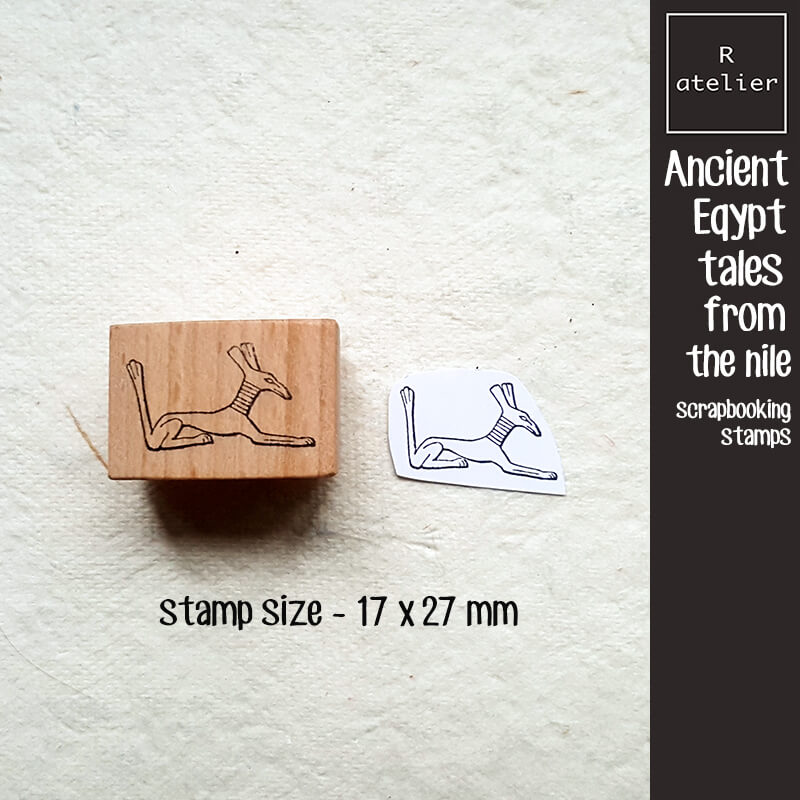 Ancient Egypt Archaeology Scrapbooking Wooden Stamps