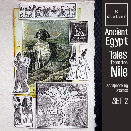 Ancient Egypt Tales from the Nile Scrapbooking Clear Stamps
