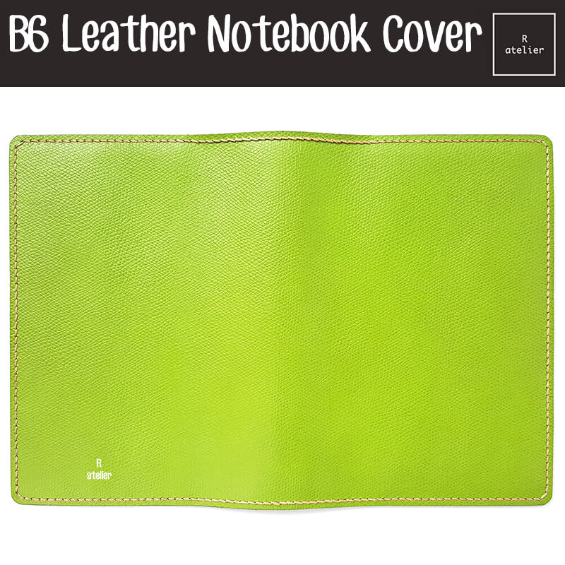 R.atelier B6 Stalogy Leather Folio | Apple Green