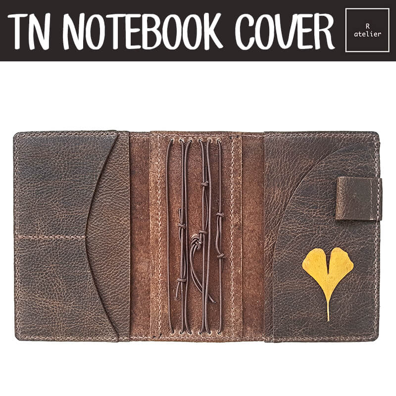 R.atelier A6 TN Leather Notebook Journal Cover Folio