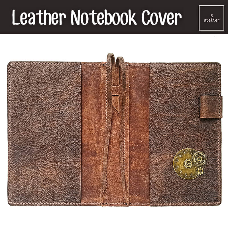 R.atelier B6 Stalogy Leather Notebook Folio Cover