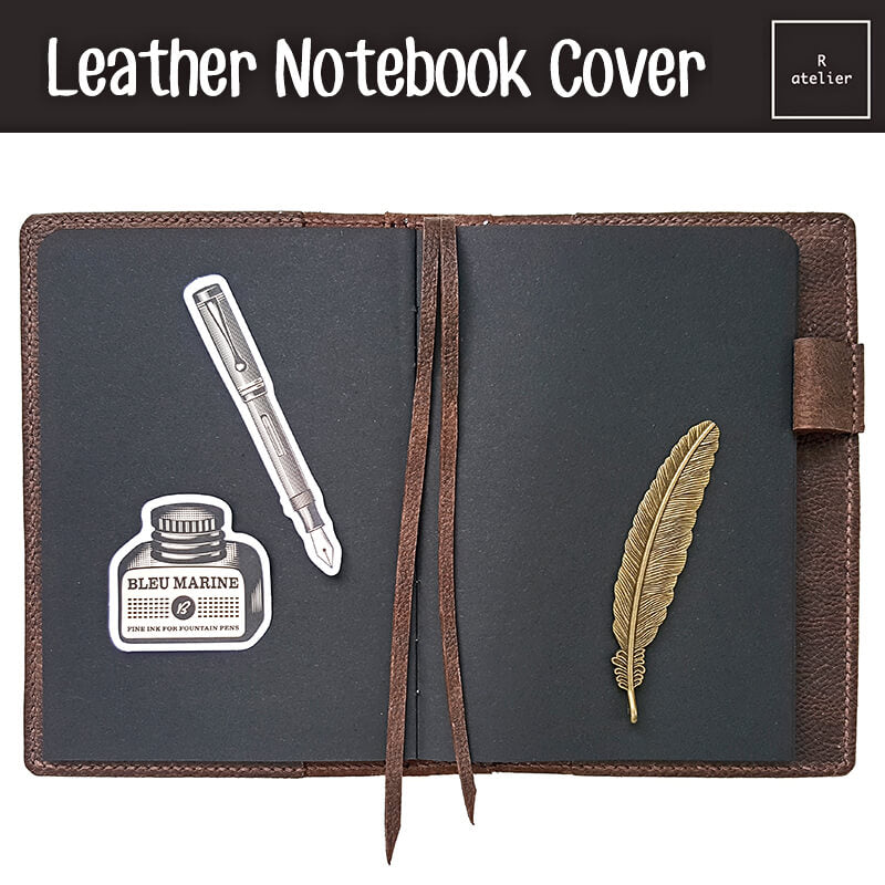 R.atelier B6 Stalogy Leather Notebook Folio Cover