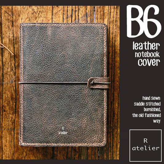 R.atelier B6 / B6 Slim TN Leather Folio | Bistre Brown (Type 3)