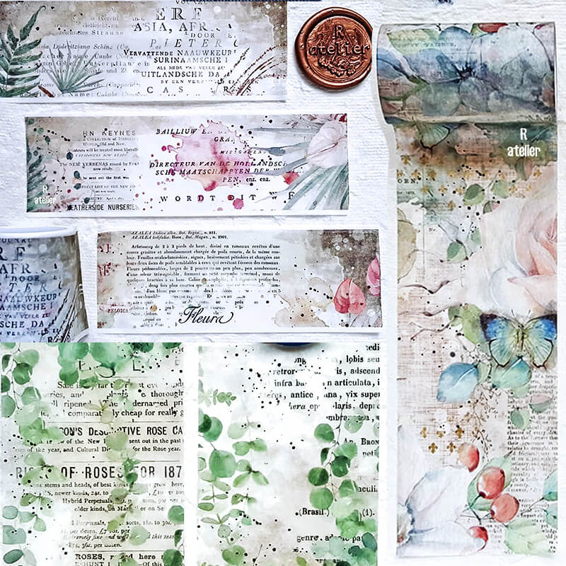 botanical impressions nature Scrapbooking Washi Tapes