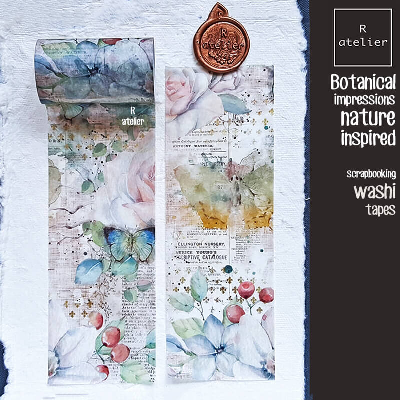 botanical impressions nature Scrapbooking Washi Tapes