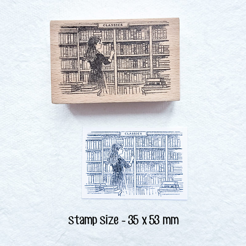 Daily Life Me Time Scrapbooking Wooden Stamp
