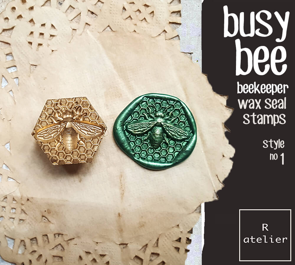 Busy Bee Beekeeper Wax Seal Stamps