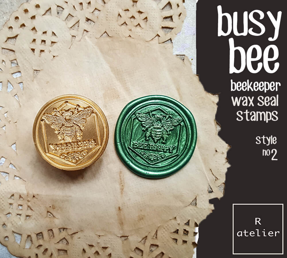 Busy Bee Beekeeper Wax Seal Stamps