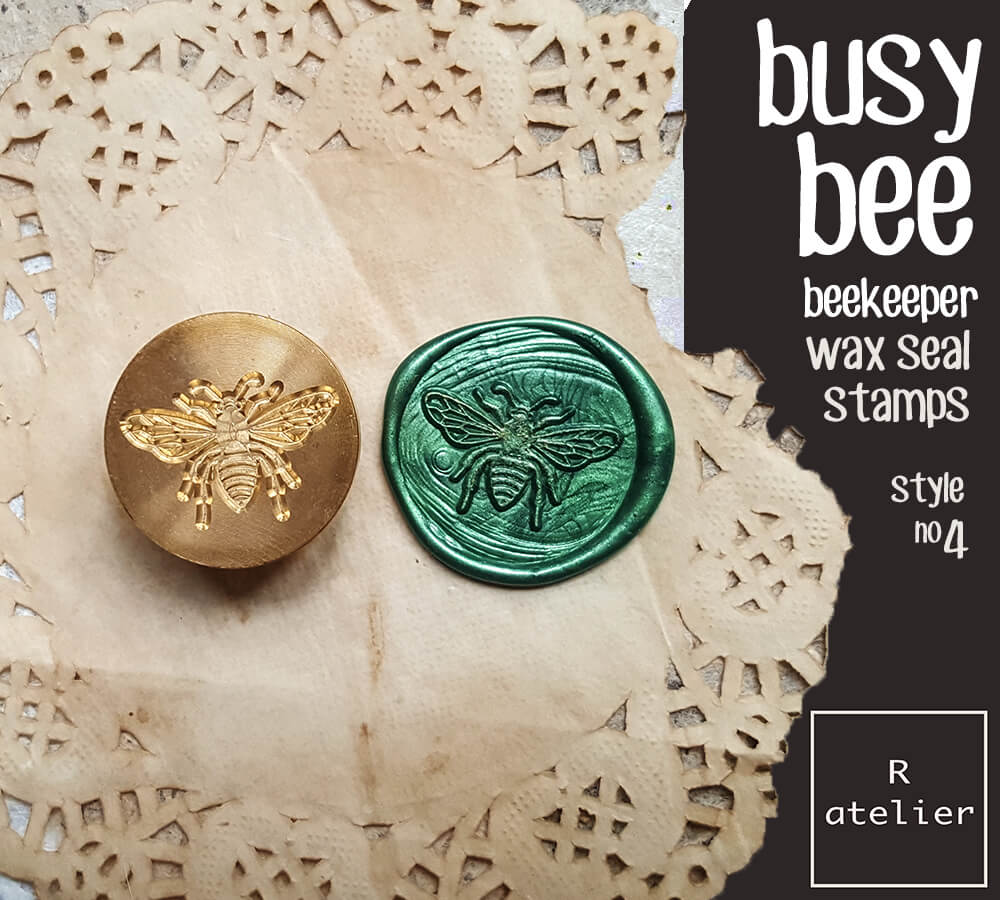 Busy Bee Beekeeper Wax Seal Stamps