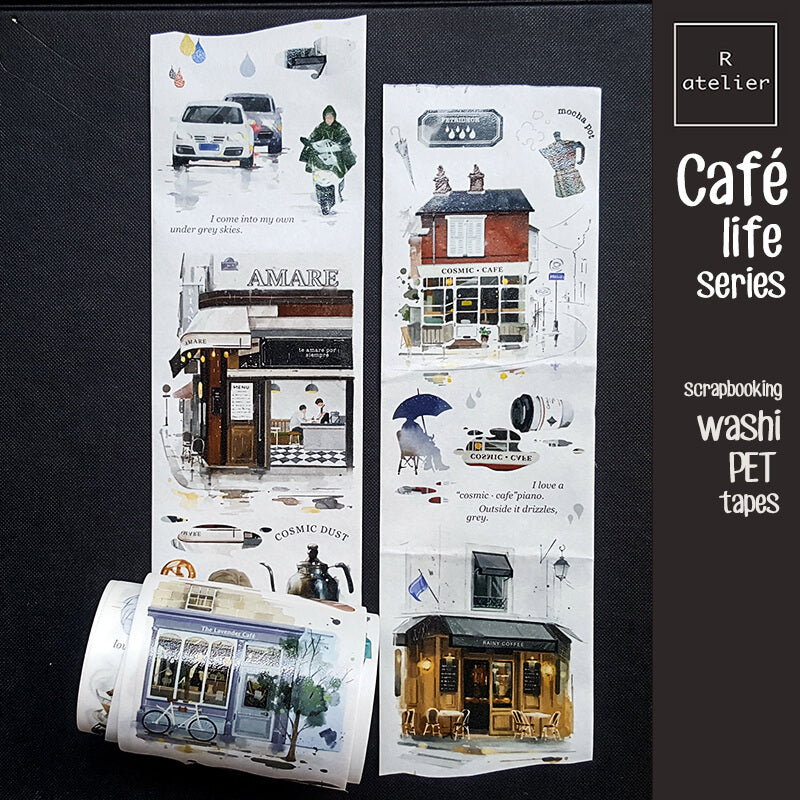 Café Life Series Scrapbooking Washi Tape