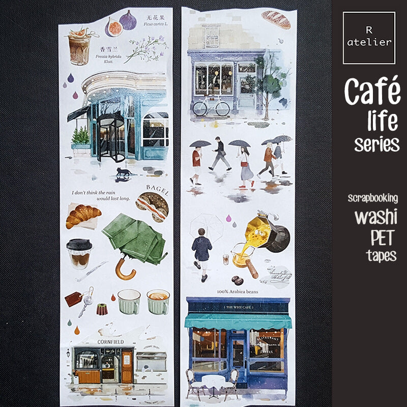 Café Life Series Scrapbooking Washi Tape