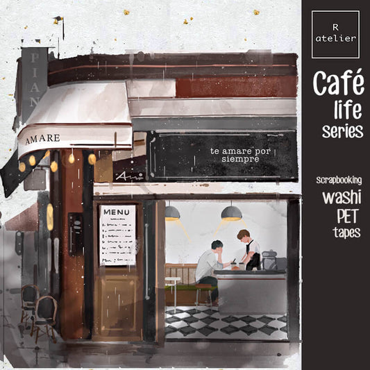 Café Life Series Scrapbooking Washi Tape